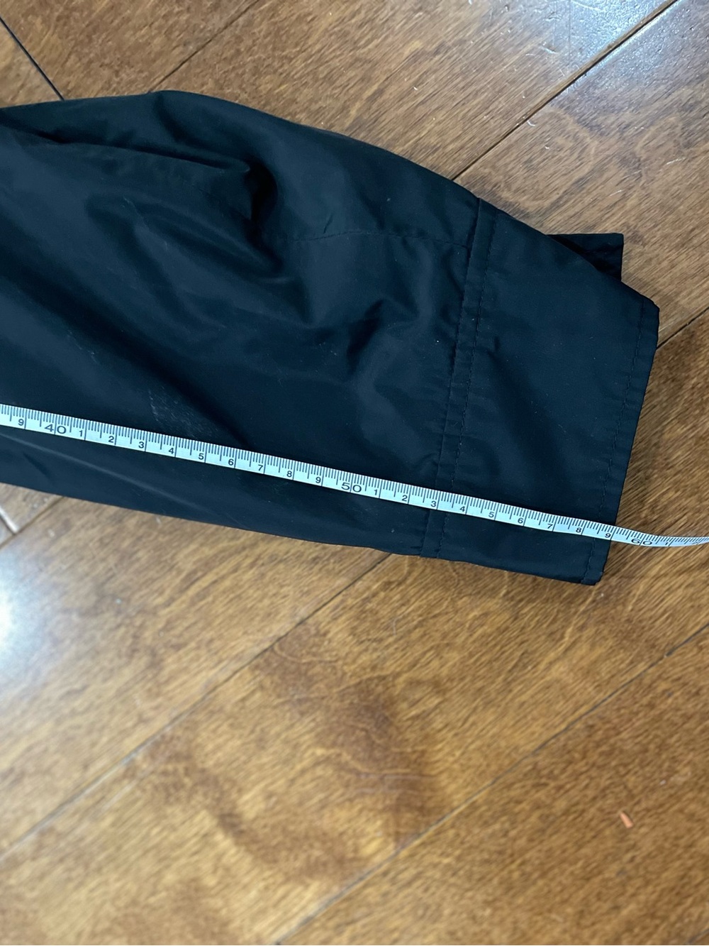 Mackage Black Hooded Trench Coat with Cinched Waist - Picture 9 of 10